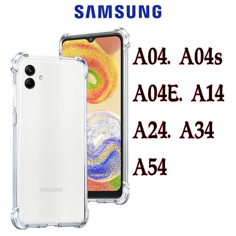 Capa transparente capinha TPU Anti Shock Impacto Samsung Galaxy A04 A04s A04e A14 A24 A34 A54