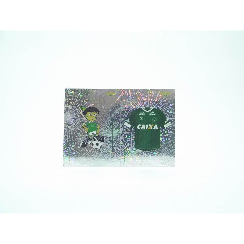 CHAPECOENSE MASCOTE E CAMISA Nr F19 & F20 CB 2016 PANINI