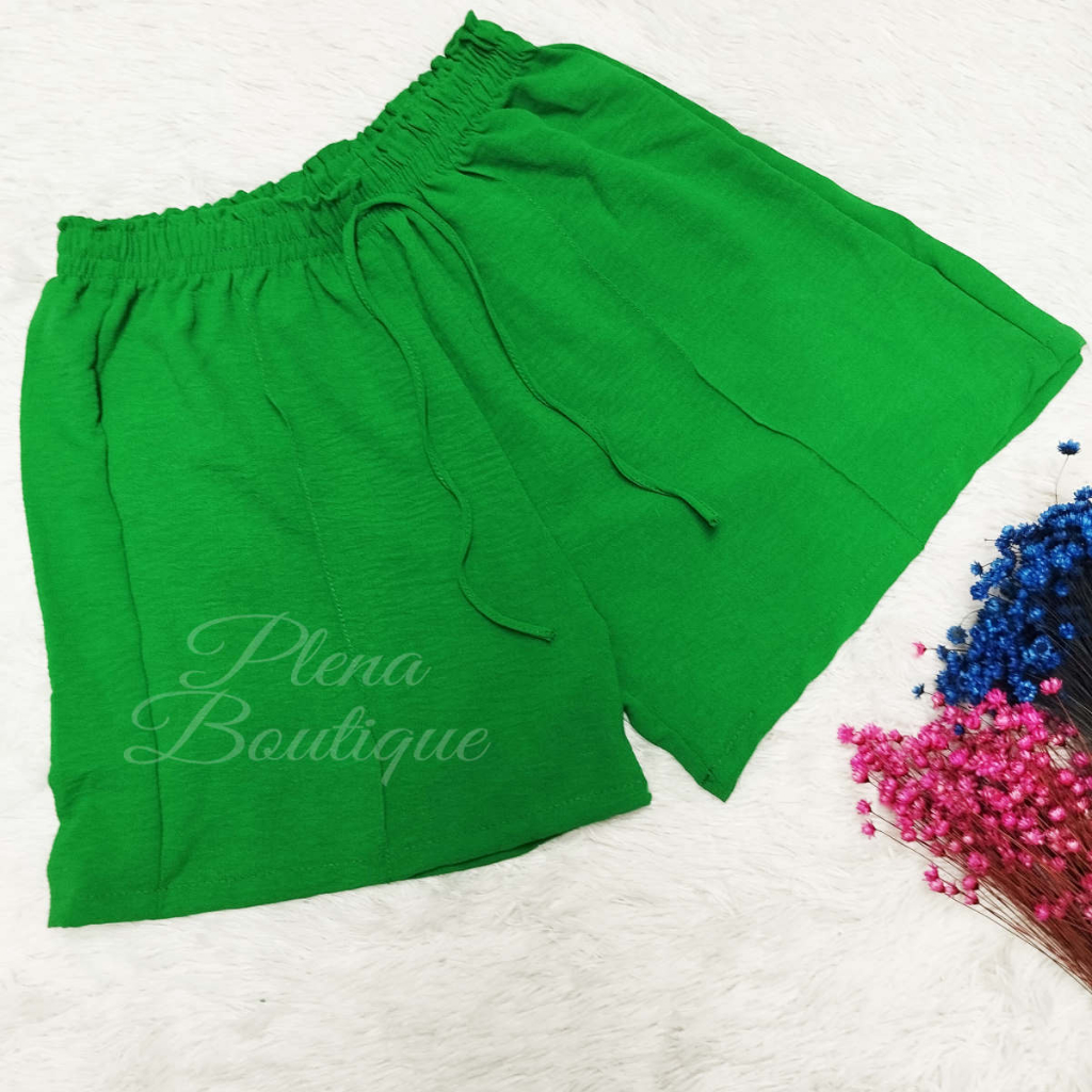 Shorts Duna Feminino Plus Size Verão Cores