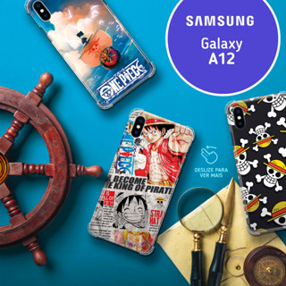 Capa Capinha - Samsung Galaxy A12 - One Piece Anime Pirata