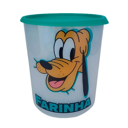 Tupperware Instantânea Mágica Farinha Pluto Disney 1,8kg