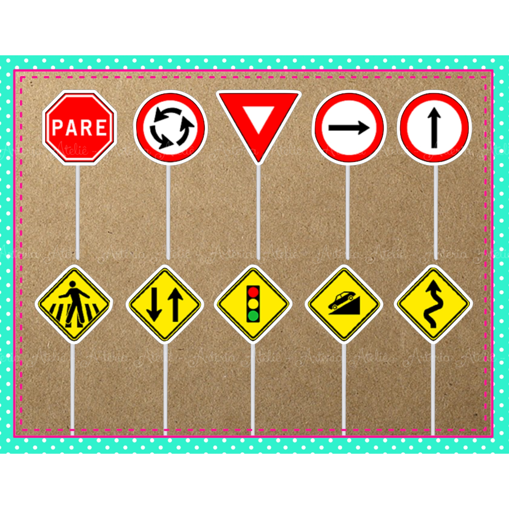 20 Toper de doce Lembrancinha Personalizados Festa Aniversário Carro Meios transporte placas trânsito Caminhão carrinho