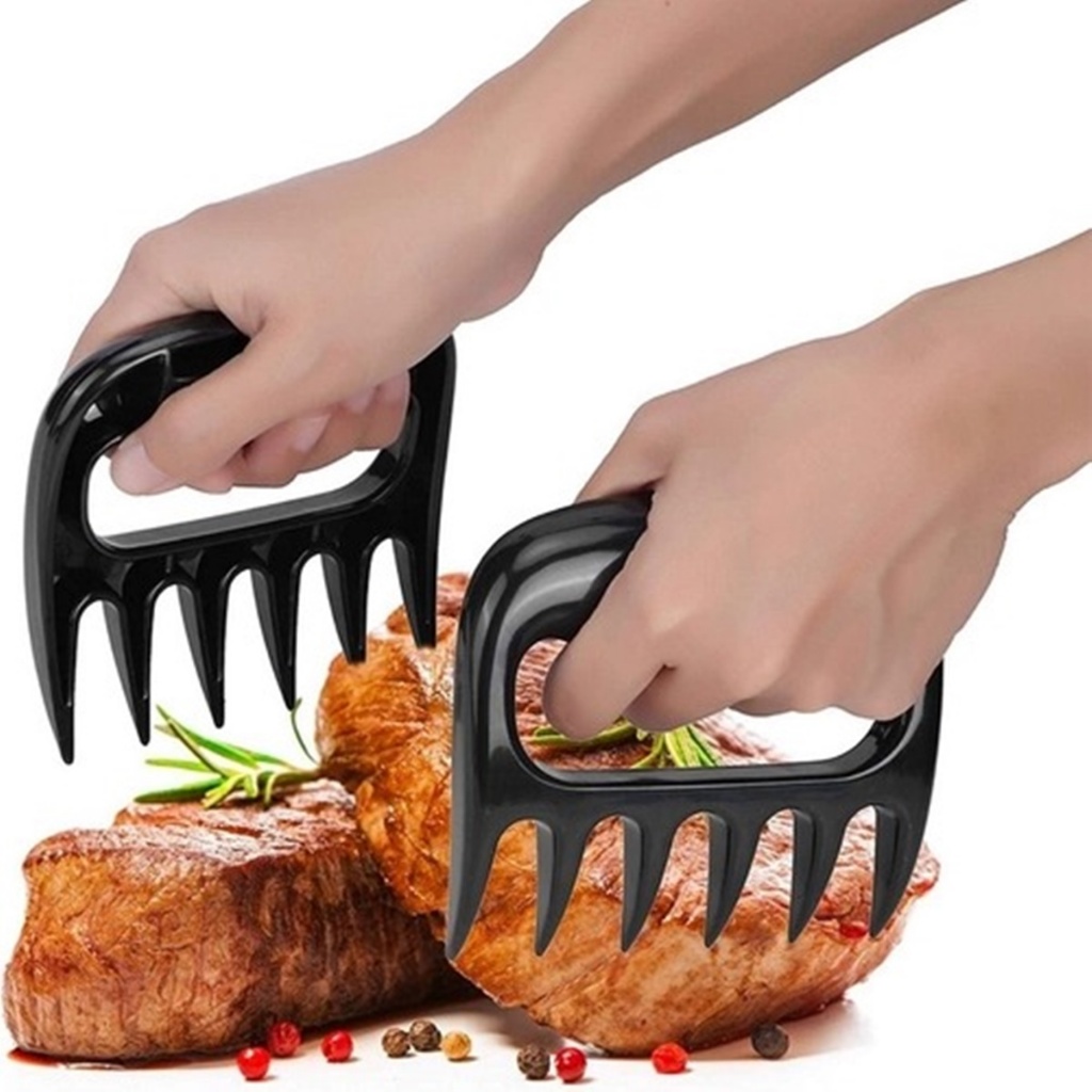 Garras De Urso Garfo Desfiador Para Churrasco Carne 2 Peças