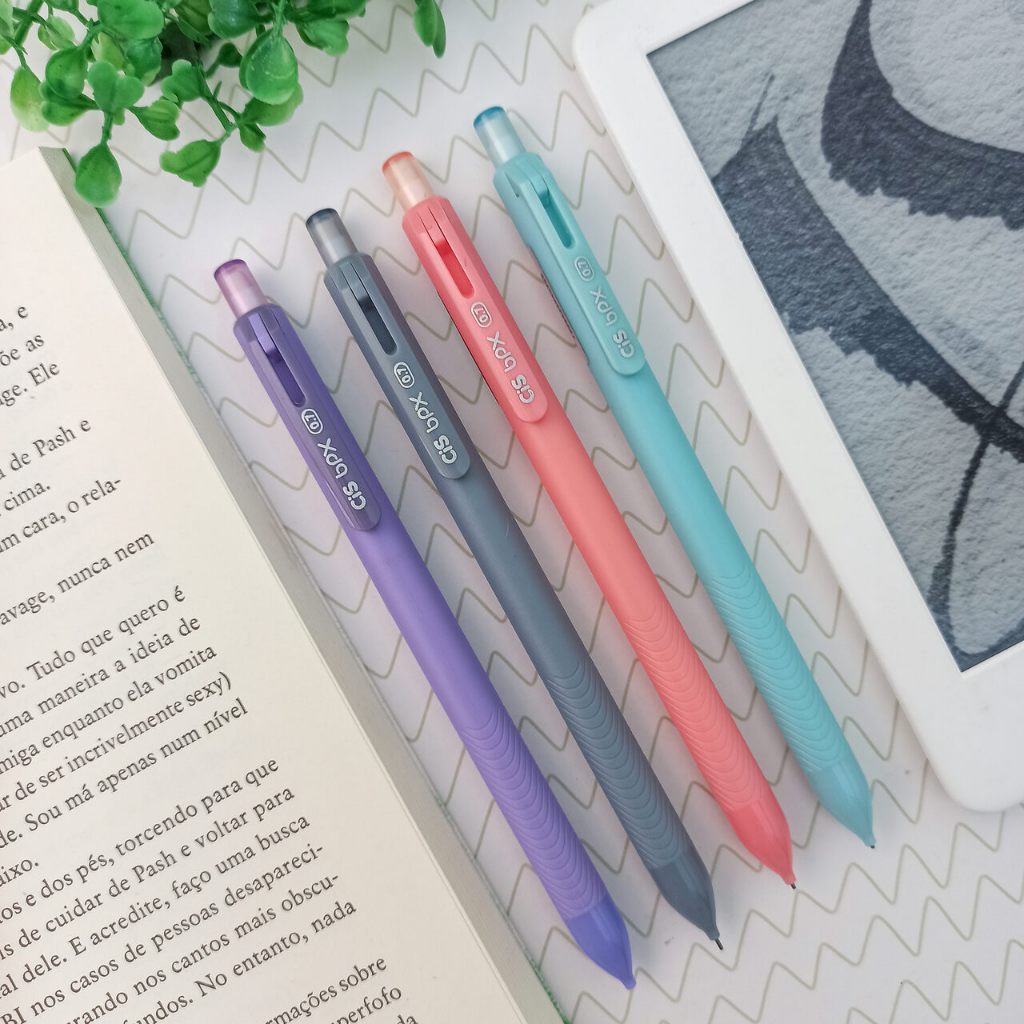 Lapiseira Bpx Tom Pastel 0.7 mm (Azul, Lilás, Preto e Rosa)  - Cis em Oferta na Shopee