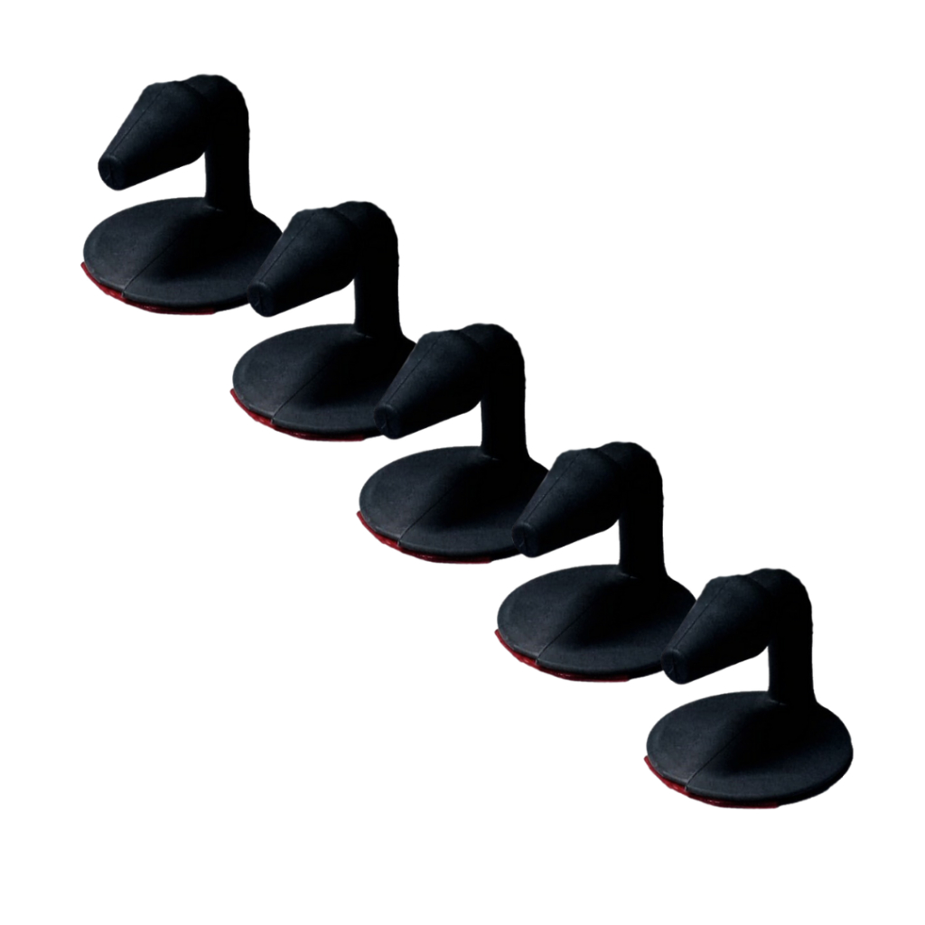 Kit 5 Trava Porta Anti Impacto Auto Colante