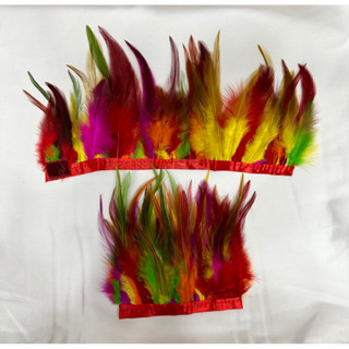 kit com 2 pulseiras pena fantasia índio adulto festa cosplay