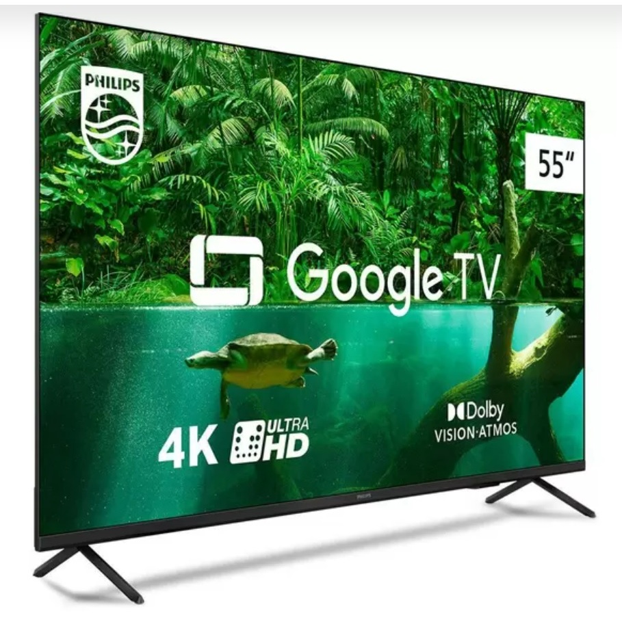 Smart TV 55PUG7408/78 55 Polegadas 4K UHD Google TV Philips