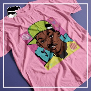 Camisa Um Maluco no Pedaço Unissex Camisa Serie Fresh Prince Will Smith Rosa