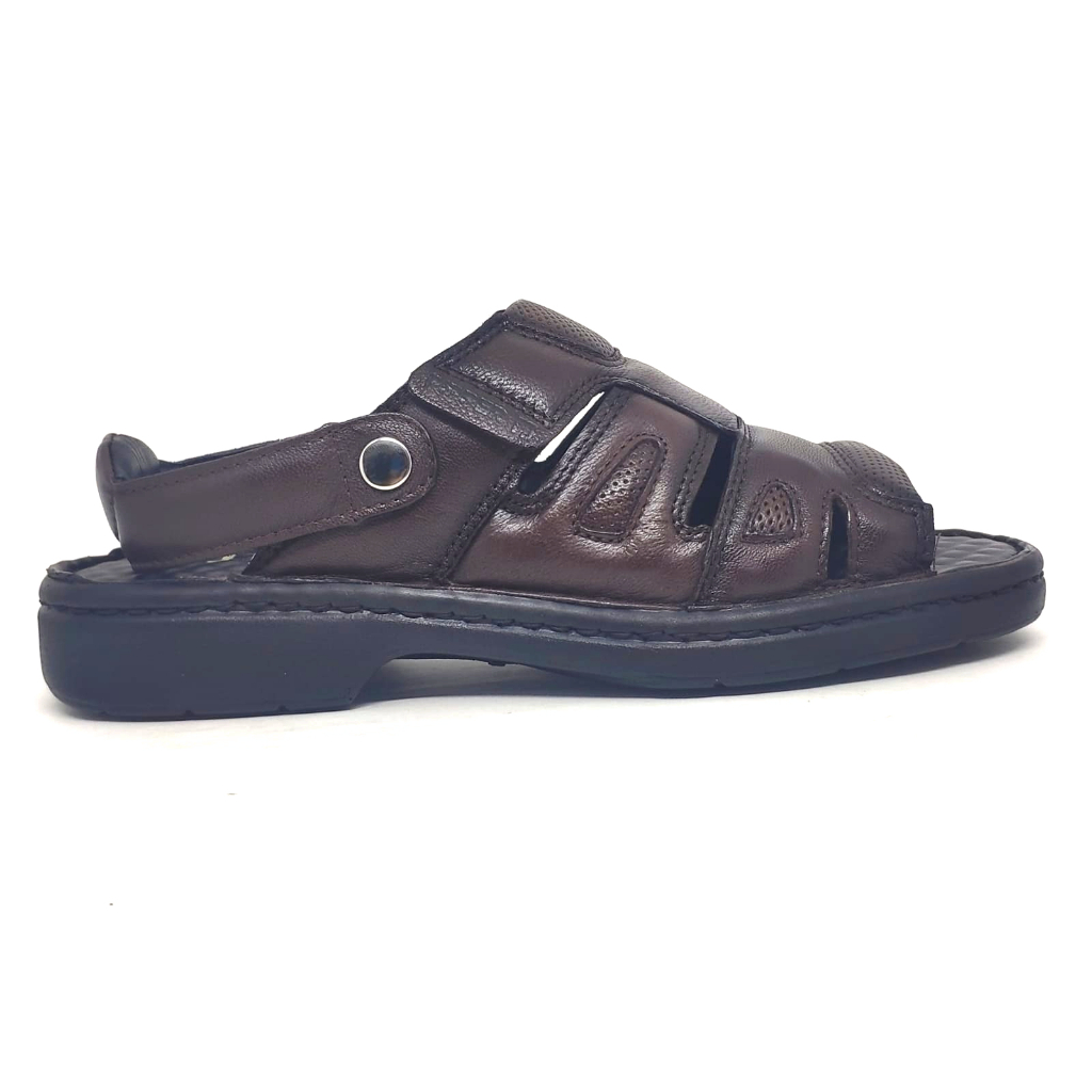 Sandália Pipper Couro Masculina Cor Capuccino - 39862