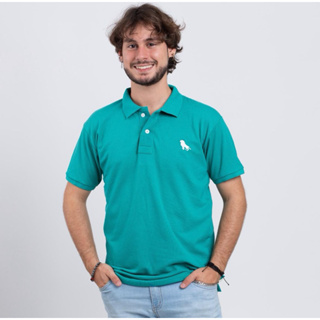 camisas polo masculino basica P M G GG piquet algodao e poliester em Oferta na Shopee