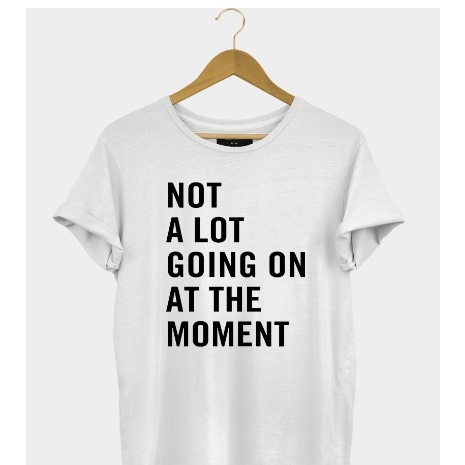 Camiseta Baby Look Not a Lot going Taylor swift camisa feminina!!!!!!