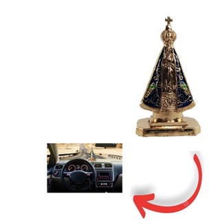 Nossa Senhora Aparecida Metal Para Carro Escritório Mesa Dupla Face 5 cm