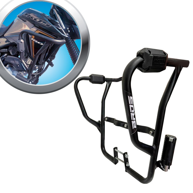 Protetor Carenagem E Motor Nxr Bros 150 160 Todos Os Anos COM PEDALEIRA RETRATIL em Oferta na Shopee