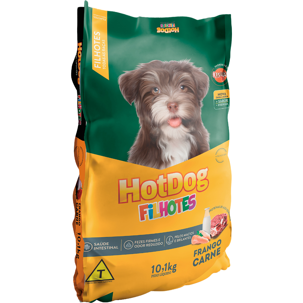 Ração Hot Dog Filhote sem Corantes 10,1 kg