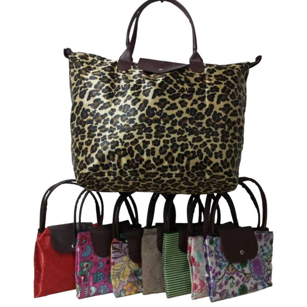 Bolsa Dobrável Sacola Estampada Diversas Estampas BD-118