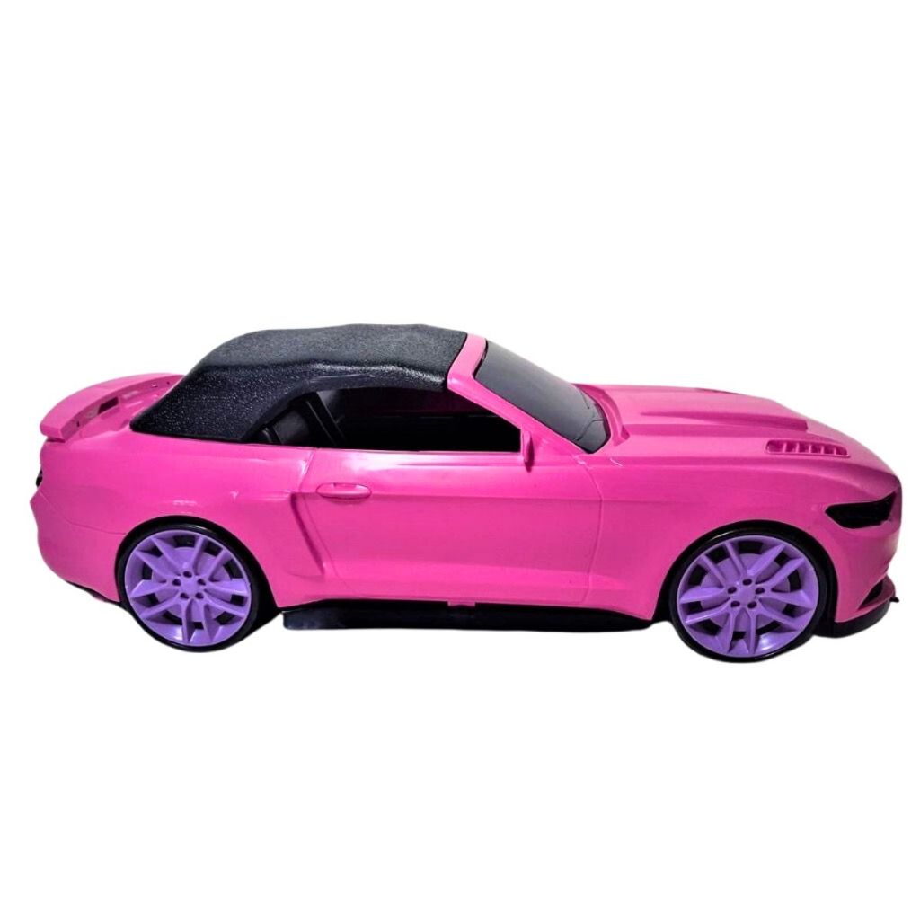 Brinquedo Carrinho com Boneca Rosa Infantil Conversível Tipo Barbie Meninas