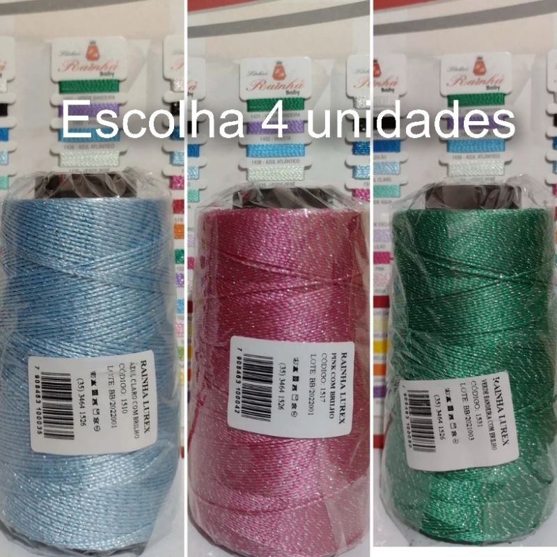 kit com 4 unidades Linhas Rainha com brilho prata em Oferta na Shopee