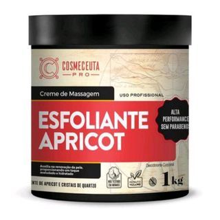 Creme de Massagem Esfoliante Apricot 1kg - Cosmeceuta