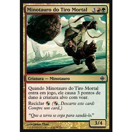 Minotauro do Tiro Mortal - Magic The Gathering