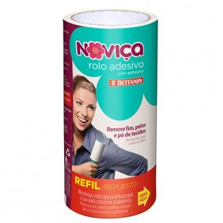 Refil Rolo Adesivo (Grande) Noviça 30 folhas 78 mm x 175 mm - Bettanin