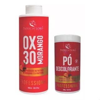 Kit Oxigenada 900ml Morango + Pó morango 500g Patrícia Lobo em Oferta na Shopee