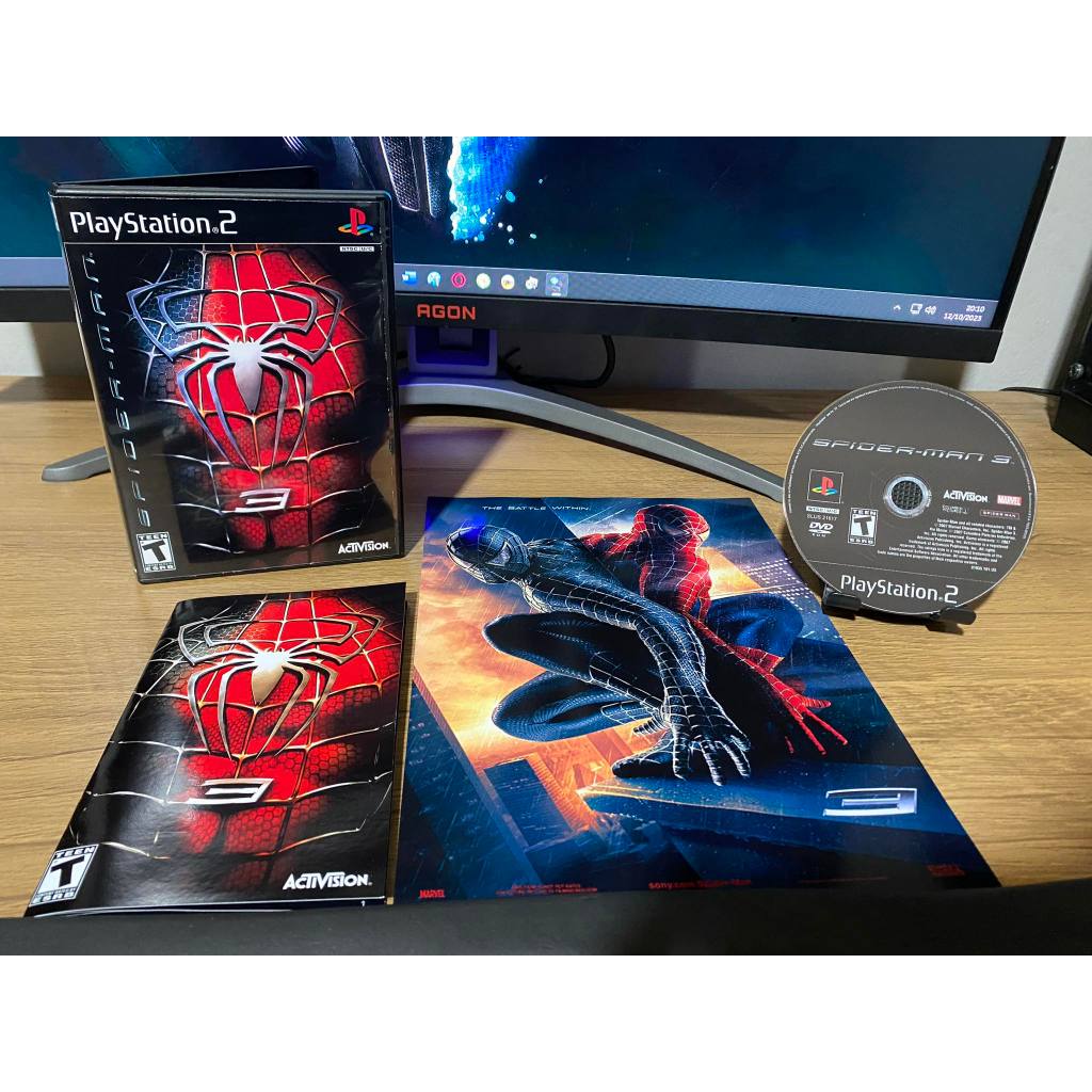 Spider Man 3 com Pôster/Manual para PS2
