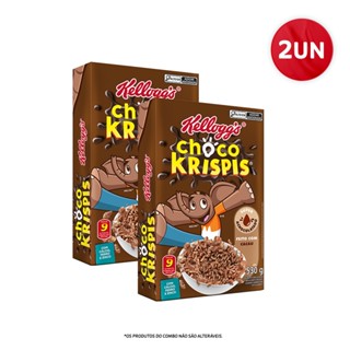 Combo Cereal Choco Krispis Chocolate 530G Com 2 Unidades