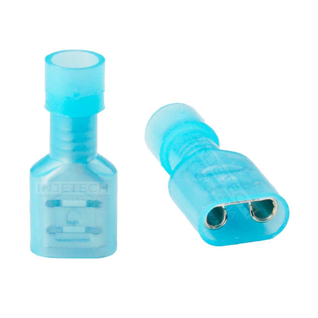 Terminal Total Isolados Fêmea Nylon Azul 20pçs em Oferta na Shopee