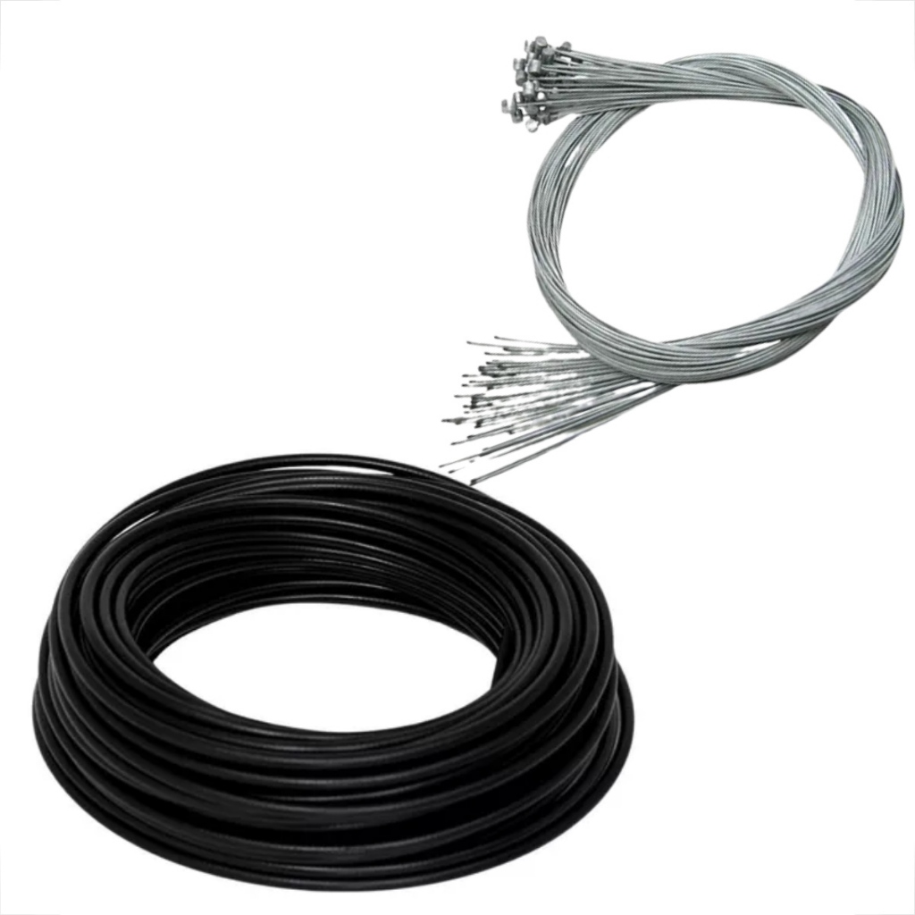 Kit Cabos Conduites Freio Completo Rolo Com 20 Metros Conduite Teflon 10 Cabos De Freio Traseiro em Oferta na Shopee