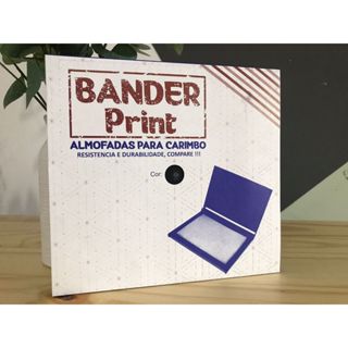Almofada para carimbo grande numero 5 Bander Print 16cm x 16cm em Oferta na Shopee