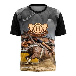 Camisa Camiseta Rodeio Prova do Laço Vaquejada Horse Racing Proteção Uv+