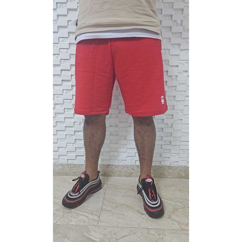 Bermuda moletom unissex esporte casual Com todos os tamanhos e cores.