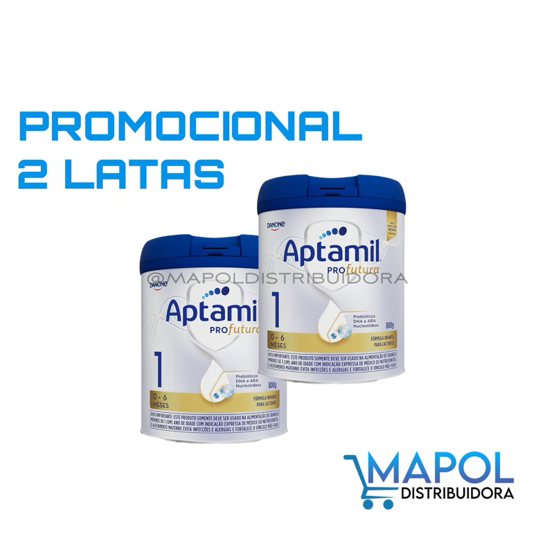 Fórmula Infantil APTAMIL PROFUTURA 1 800g Kit 2 latas