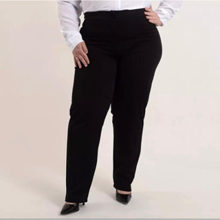 calça social feminina uniforme preta com elastano recepcionista escritório Direto da Fábrica Fábrica