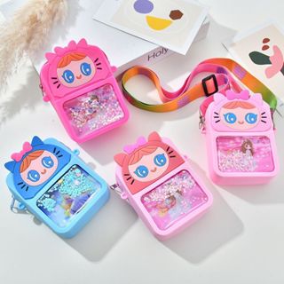 Bolsa Pop It Mochila Infantil De Silicone - Porta moedas