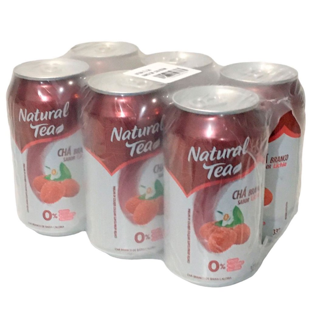 Cha Branco Lichia 6 Un Natutal Tea Zero Açucar 335ML