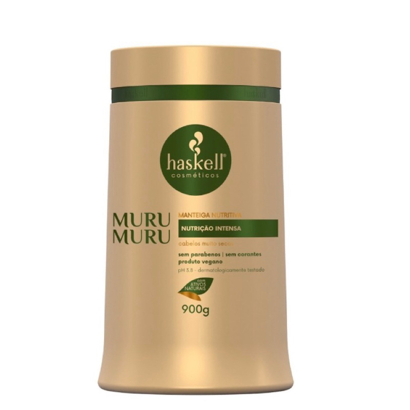 Máscara Manteiga Nutritiva Murumuru, Haskell - 900g em Oferta na Shopee