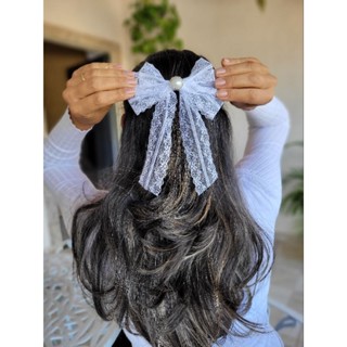 Laço Renda / Laço pra noiva 14cm