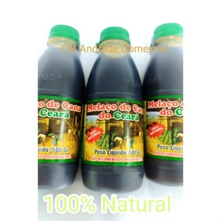 Kit c/ 3 Melaço de Cana do Ceará 500g cada - 100% Natural