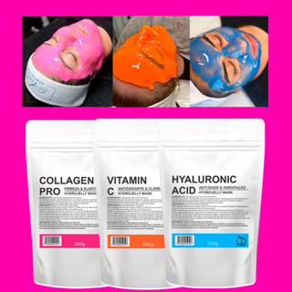 kit de máscara facial cuidados com a pele estetica facial jelly mask