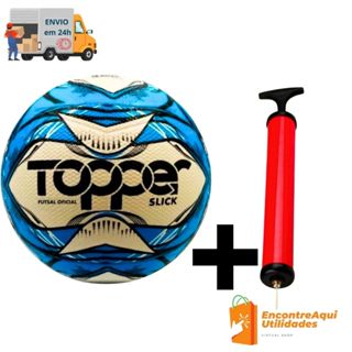 Bola de Futebol Futsal Oficial Original Topper Com Bomba de Metal Resistente Futebol de Salão