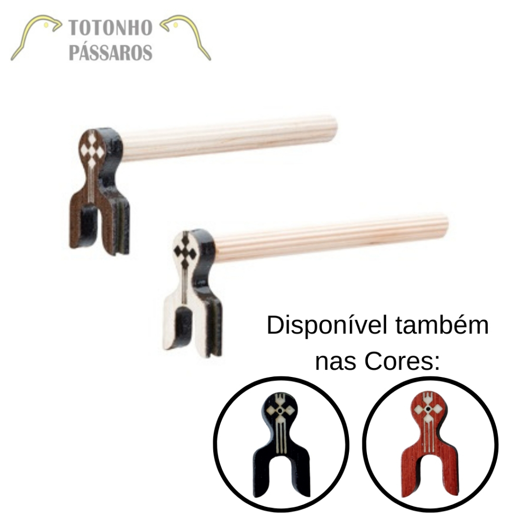 Poleiro Dorminhoco Reto 8mm Frisado para Gaiola de Pássaros Malha Fina - Coleiro, Pintassilgo