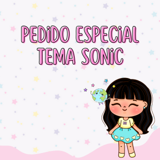 Pedido Especial Adesivos Sonic + Card mini Nutella