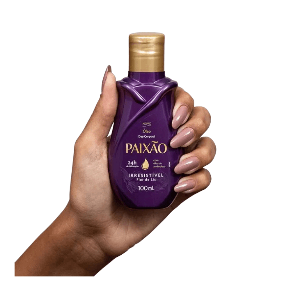 Detalhes do Óleo Corporal Paixão Irresistível Flor de Lis 100ml
