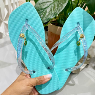 Chinelo Casual Feminino Glitter Moderno Confortável Praia Moda Beleza Casual em Oferta na Shopee