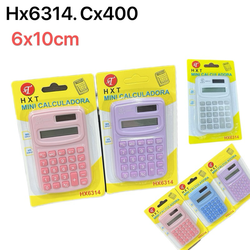 Mini Calculadora Portatil Pequena Para leva Para Na Bolsa Ou Estojo 6314