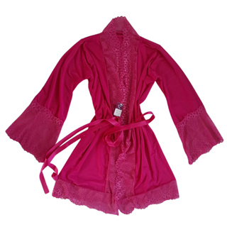 Robe Feminino de Liganete Manga Fler com Barra - Linha Noite em Oferta na Shopee