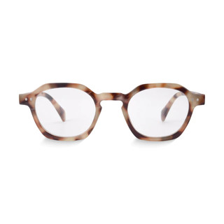 Óculos de Grau Quadrado Mizu Tortoise Latte Armação Premium Retrô Unissex Leve Confortável