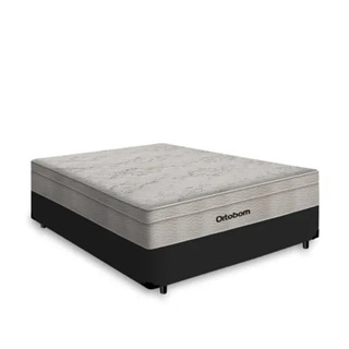 Cama Box Casal + Colchão De Molas Ensacadas - Ortobom - Airtech Springpocket em Oferta na Shopee