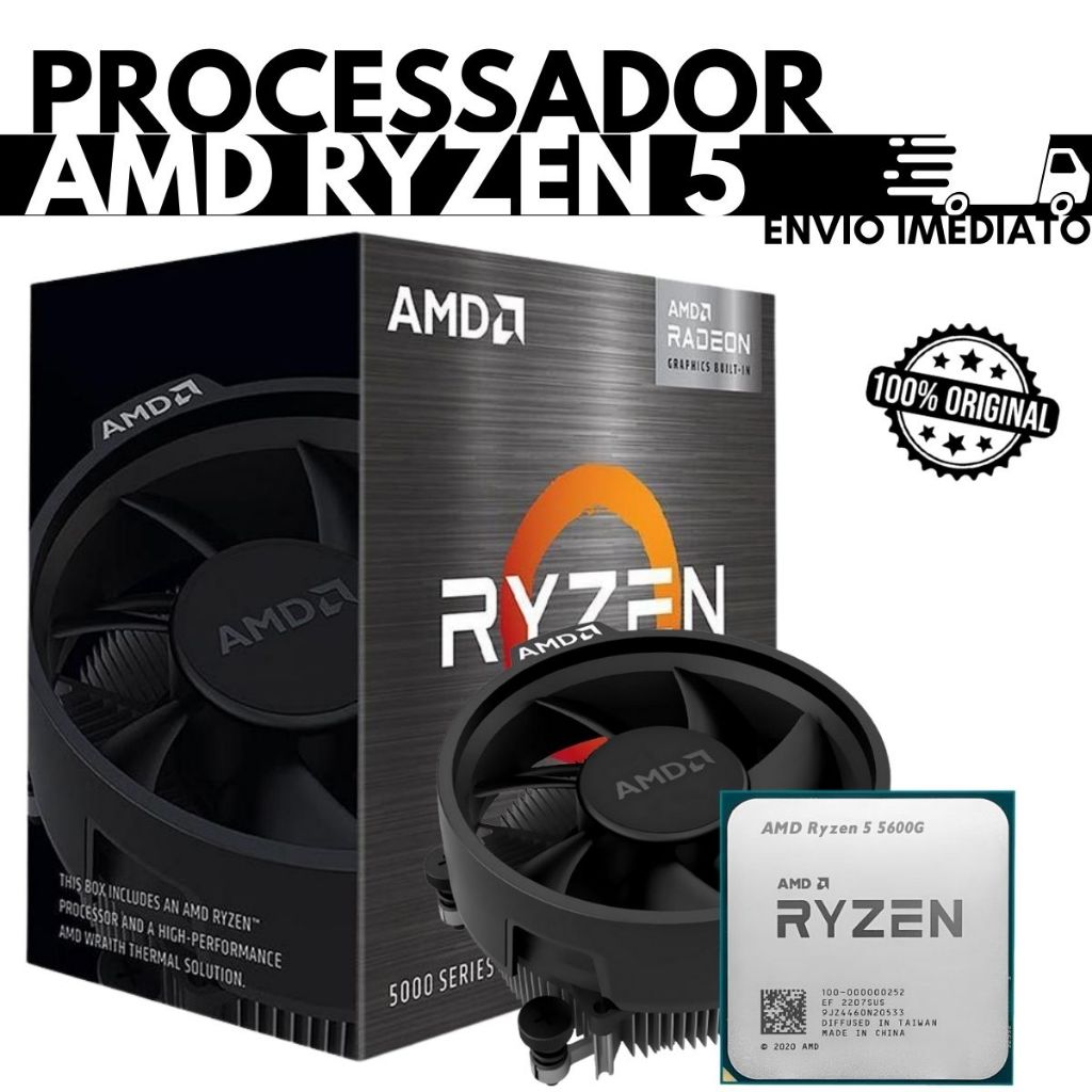 Processador Amd Ryzen 5 5600g Amd/am4 3.9Ghz 6 Núcleos e 12 Threads - Miniatura 2